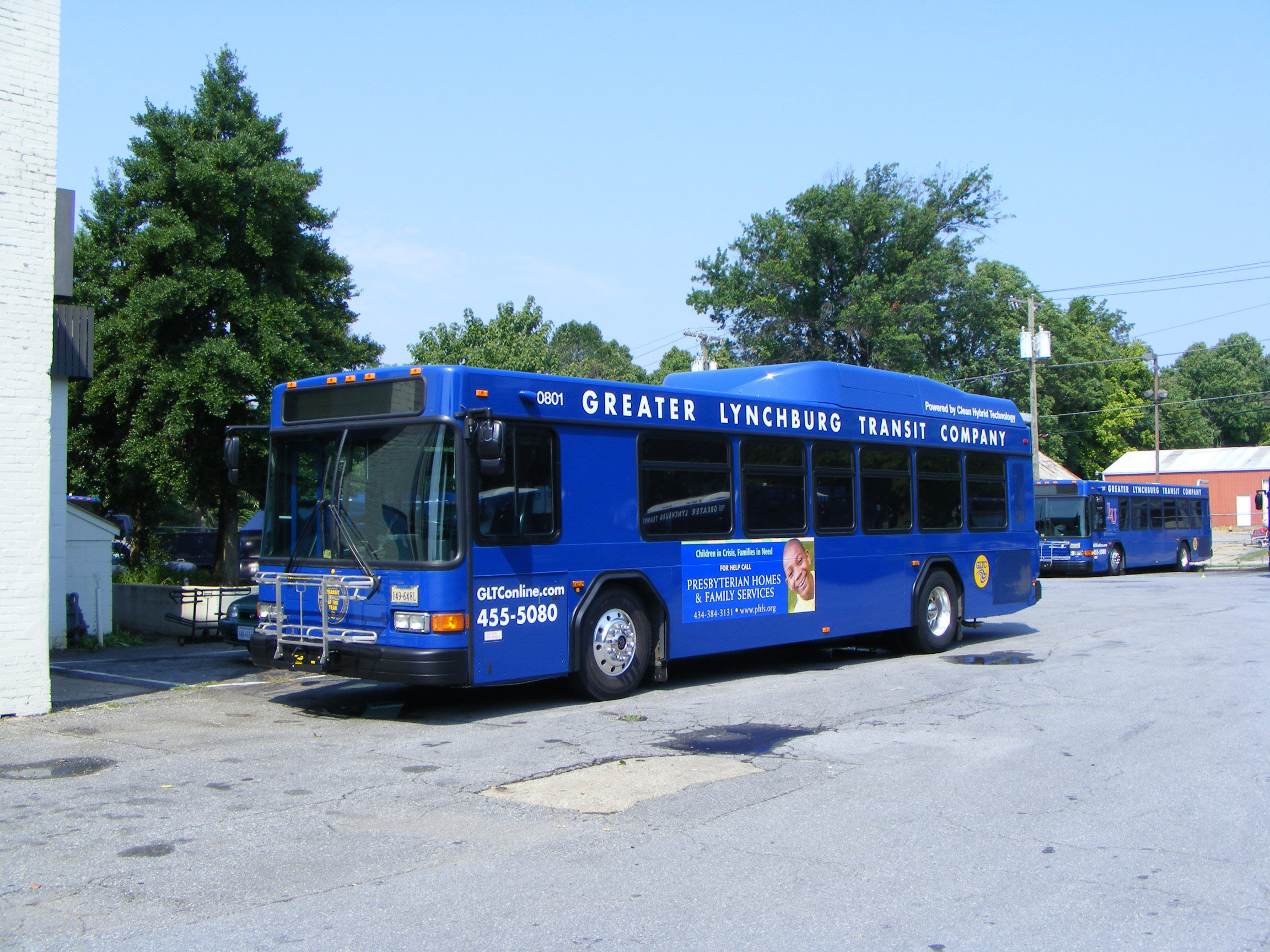 Greater Lynchburg Transit Company SHOWBUS INTERNATIONAL BUS IMAGE