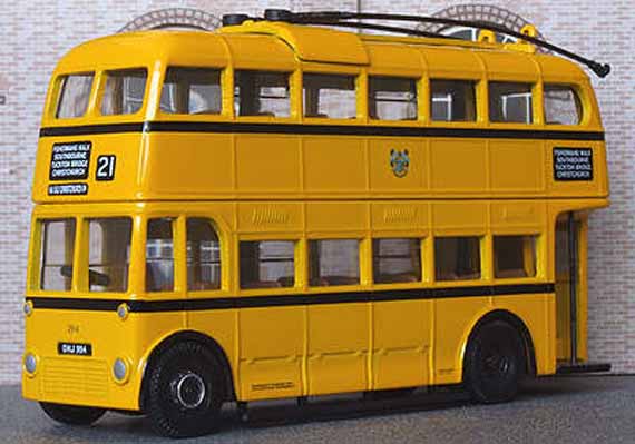 OM45001 Bournemouth Corporation Weymann Trolleybus Double Deck Trolleybus.