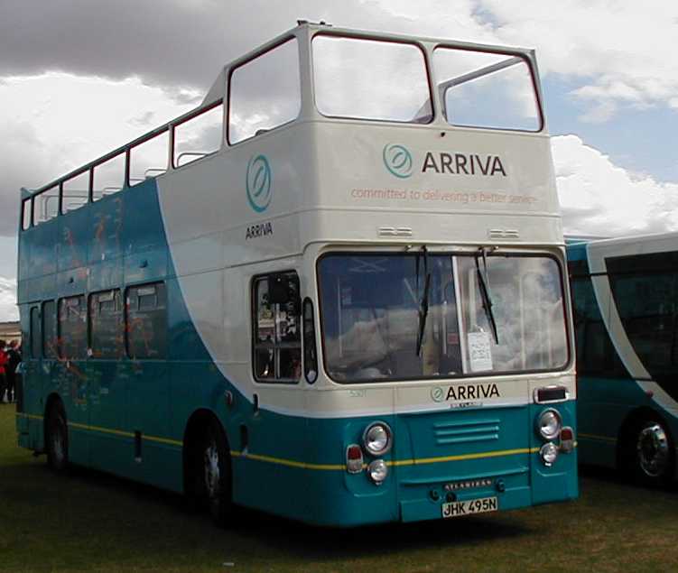 Arriva Shires ECW open top Atlantean 95
