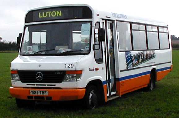 Lutonian Mercedes Vario O814D Plaxton Beaver 2 129
