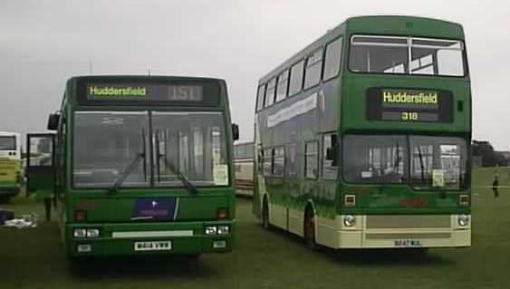 First Huddersfield Dennis Lance and MCW Metrobus