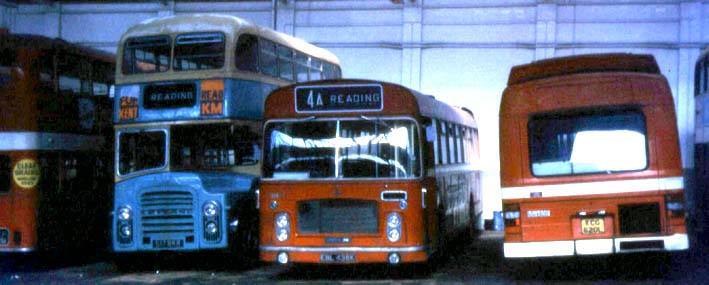 Alder Valley Leyland National, Bristol RELL & Maidstone Corporation PD2A