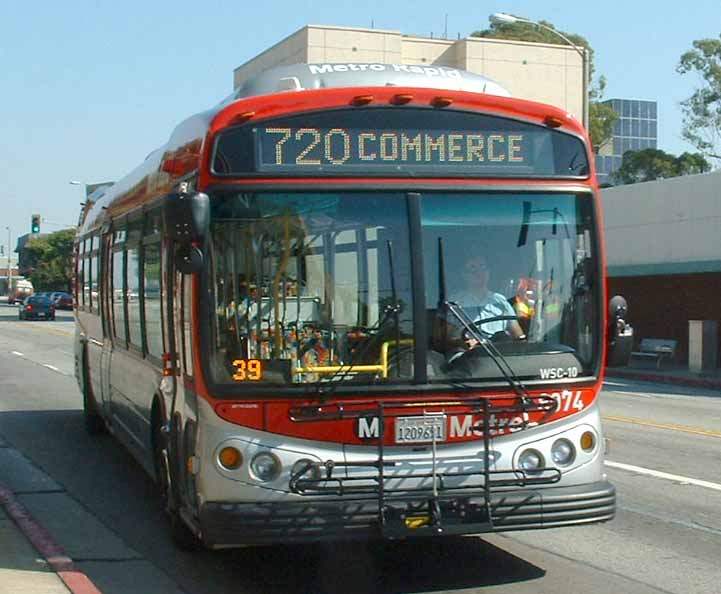 Metro Bus Rapid NABI 45C-LFW 8074
