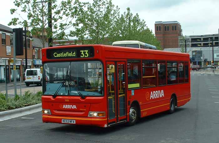 Arriva the Shires Dennis Dart Plaxton Pointer 3538