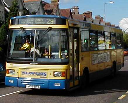Yellow Buses Dennis Dart - East Lancs 406