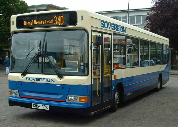 Arriva the Shires Dennis Dart Plaxton ex Sovereign 307