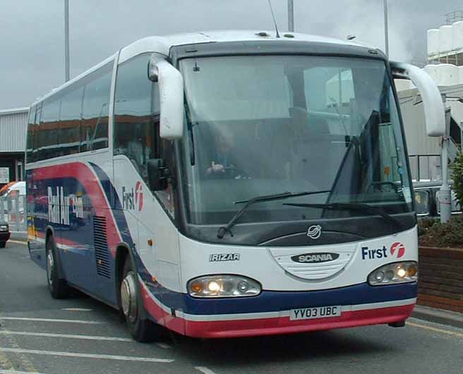 First Beeline Scania K114IB Irizar Century Rail Air coach 710