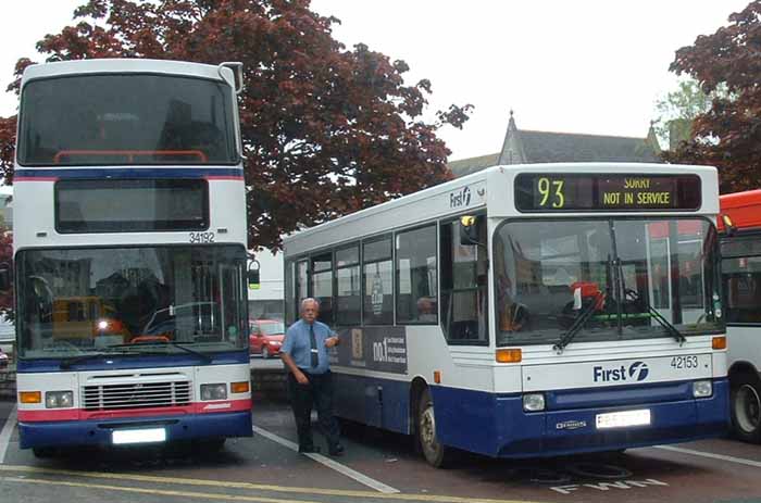 Western National Volvo Olympian Alexander Royale 34192 & Dennis Dart Plaxton Pointer 42153