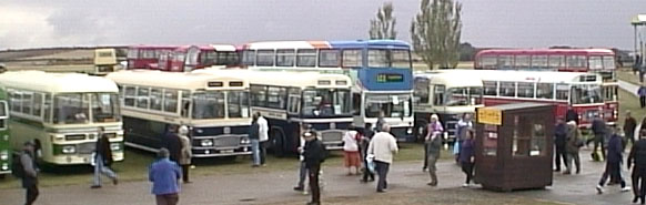 Royal Blue Bristol MW6G ECW coaches at SHOWBUS 2003