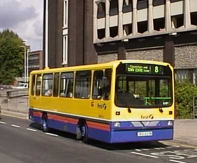 First Beeline Dennis Dart Wright Handybus JDZ2378
