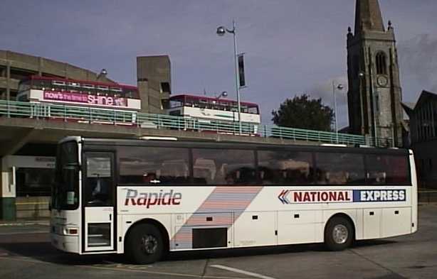 Trathen's Volvo B10M Van Hool National Express