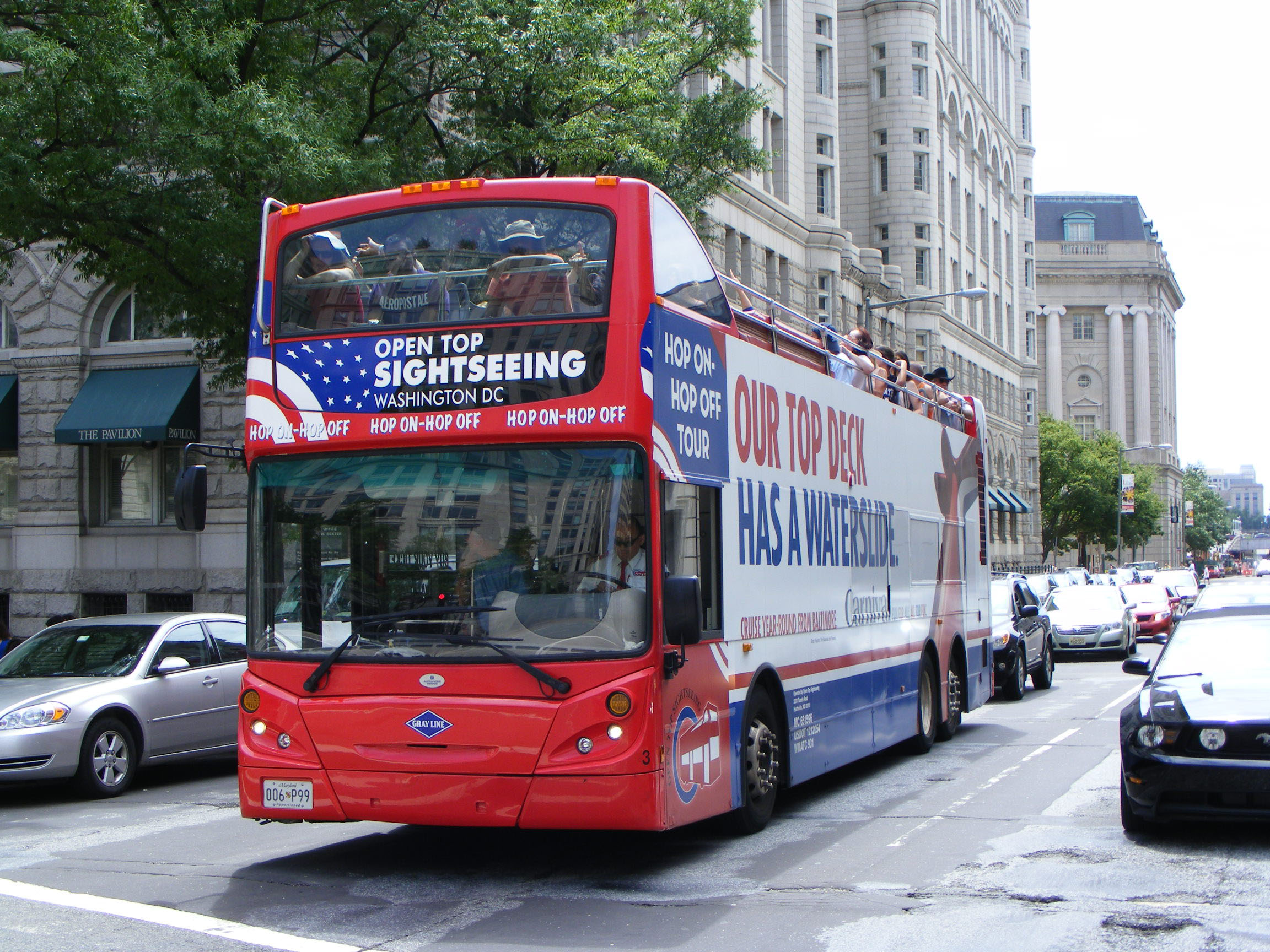 Open Top Sightseeing Washington Showbus International Bus Image