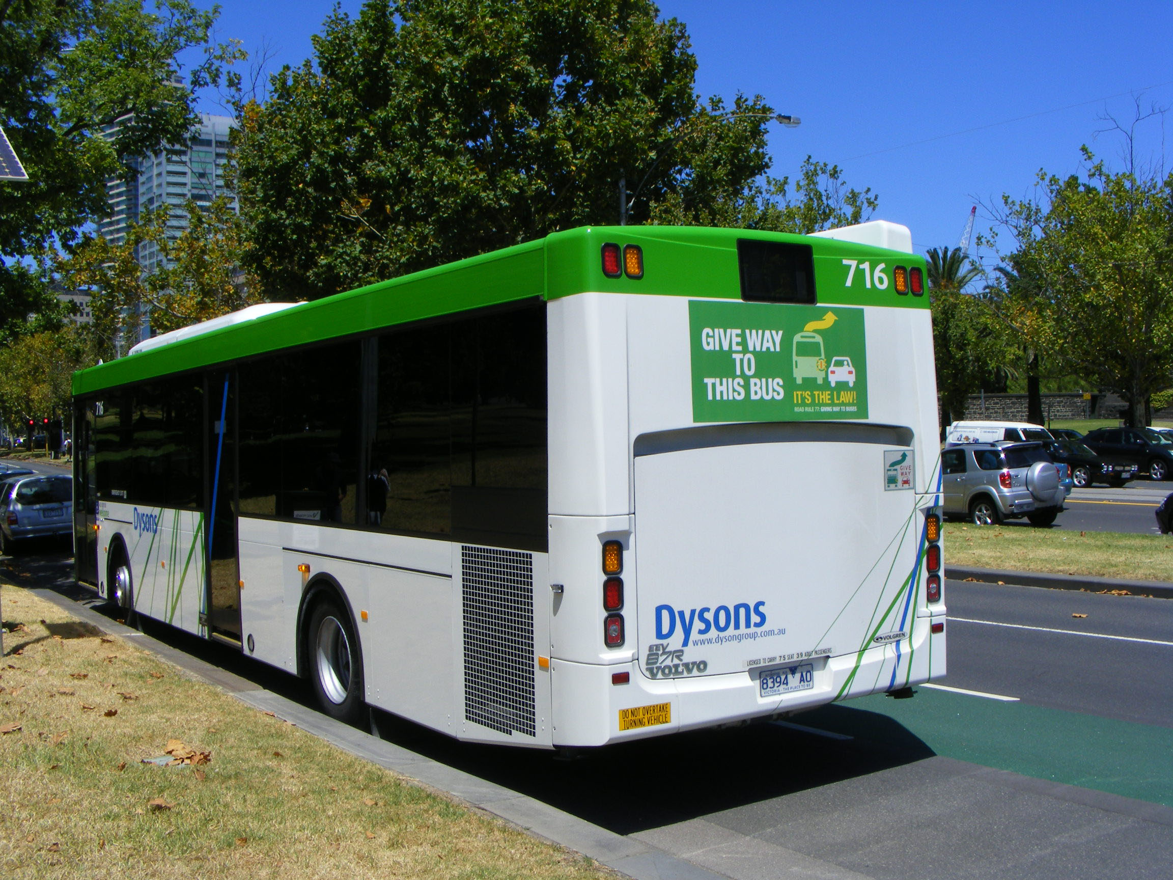 Dysons | australia.SHOWBUS.com BUS IMAGE GALLERY