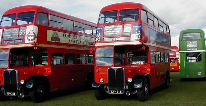 London Transport RT 2293 and RT2591