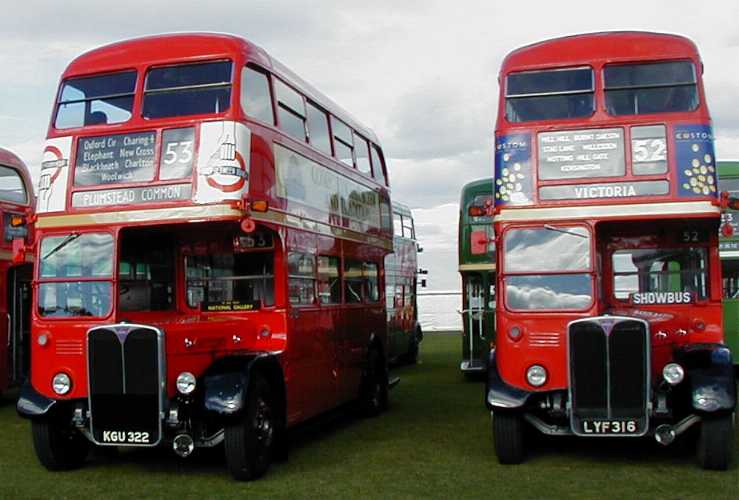 London Transport RT 2293 and RT2591