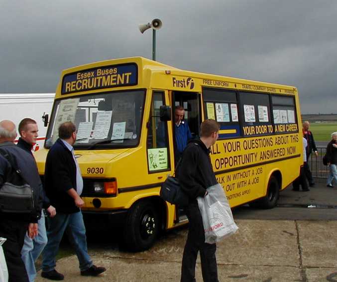 Eastern National Mercedes Recruitment bus