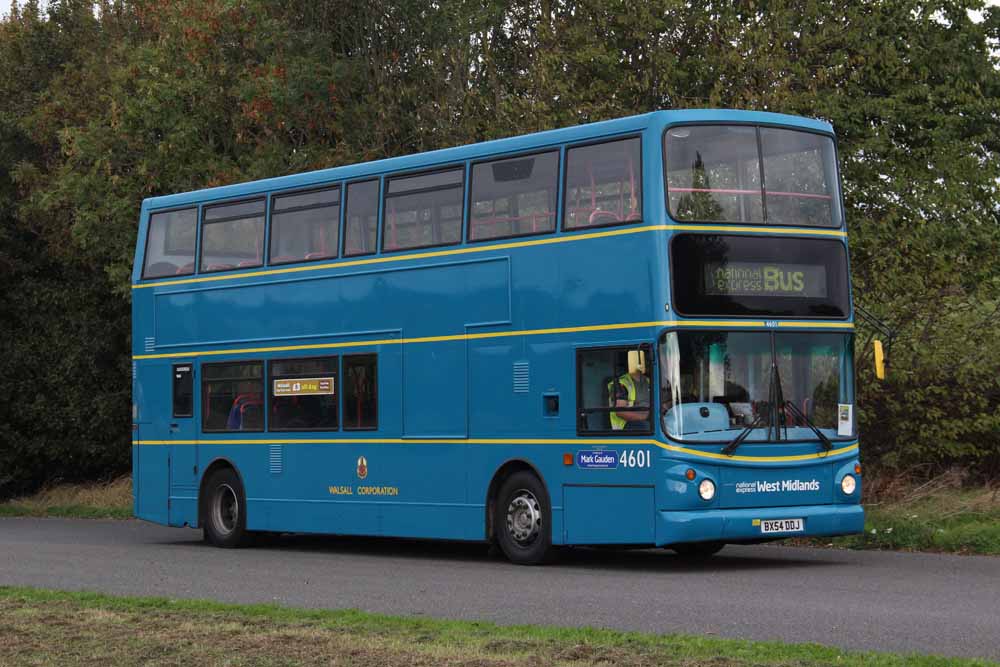 National Express West Midlands Transbus Trident ALX400 4601 Walsall Corporation