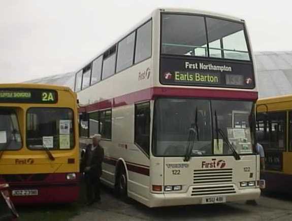 First Northampton Volvo Citybus East Lancs 122