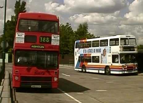 First Manchester Metrobus and Stagecoach Olympian