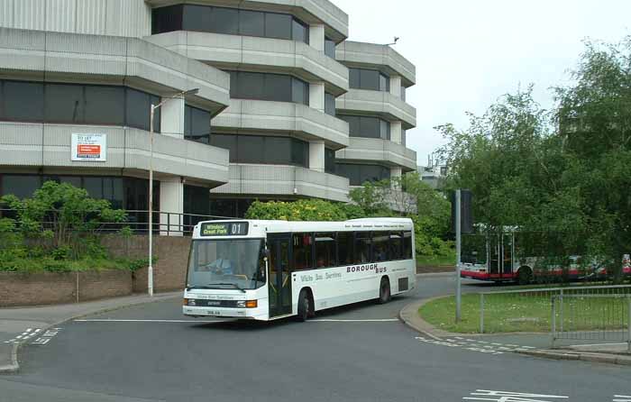 White Bus Optare Delta