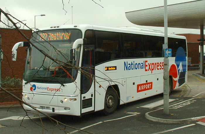 Burton Coaches National Express Volvo B12B Plaxton Panther YN05VRT