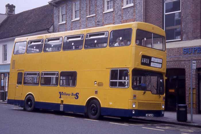 Motts Yellow Bus MCW Metrobus JHE143W
