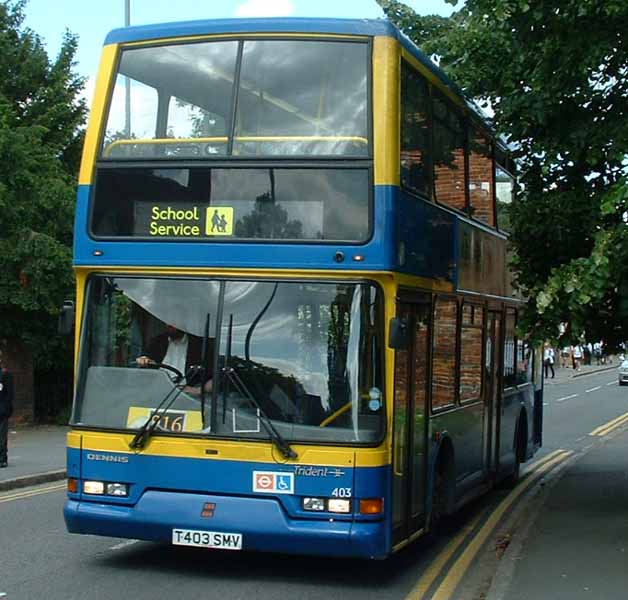 Carousel Buses East Lancs bodied Dennis Trident 403