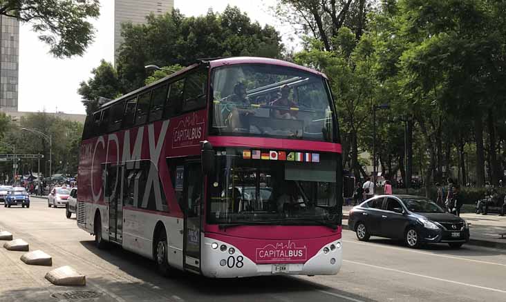 Capitalbus | Mexixo City Tour | SHOWBUS INTERNATIONAL BUS IMAGE GALLERY ...