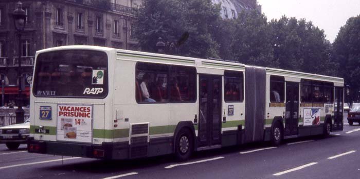 RATP | Articulated buses | SHOWBUS INTERNATIONAL BUS IMAGE GALLERY | France