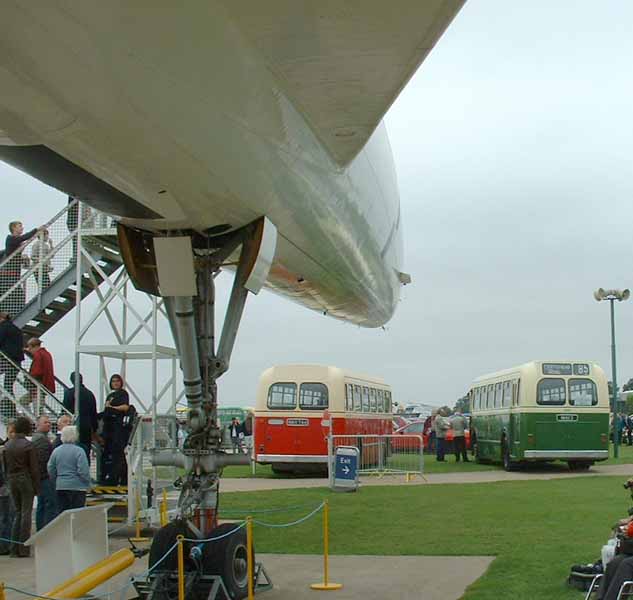 The prototype Bristol LSXs and Concorde