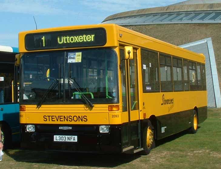 Stevensons Dennis Dart Plaxton Pointer 2093