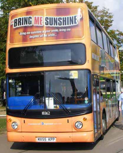 Showbus 2008 Stagecoach Lancaster Dennis trident - Bring Me Sunshine with Eric & Ern