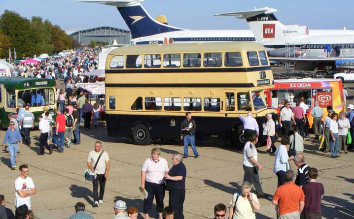 Birmingham City Transport Crossley DD42 with Chesterfield Corporation Leyland Panther Northern Counties