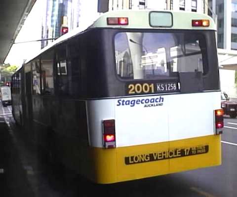 Stagecoach Auckland MAN SG220 artic 2001 KS1258