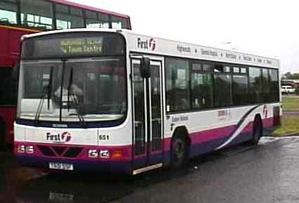 First Eastern National Scania L94UB Wright T651SSF